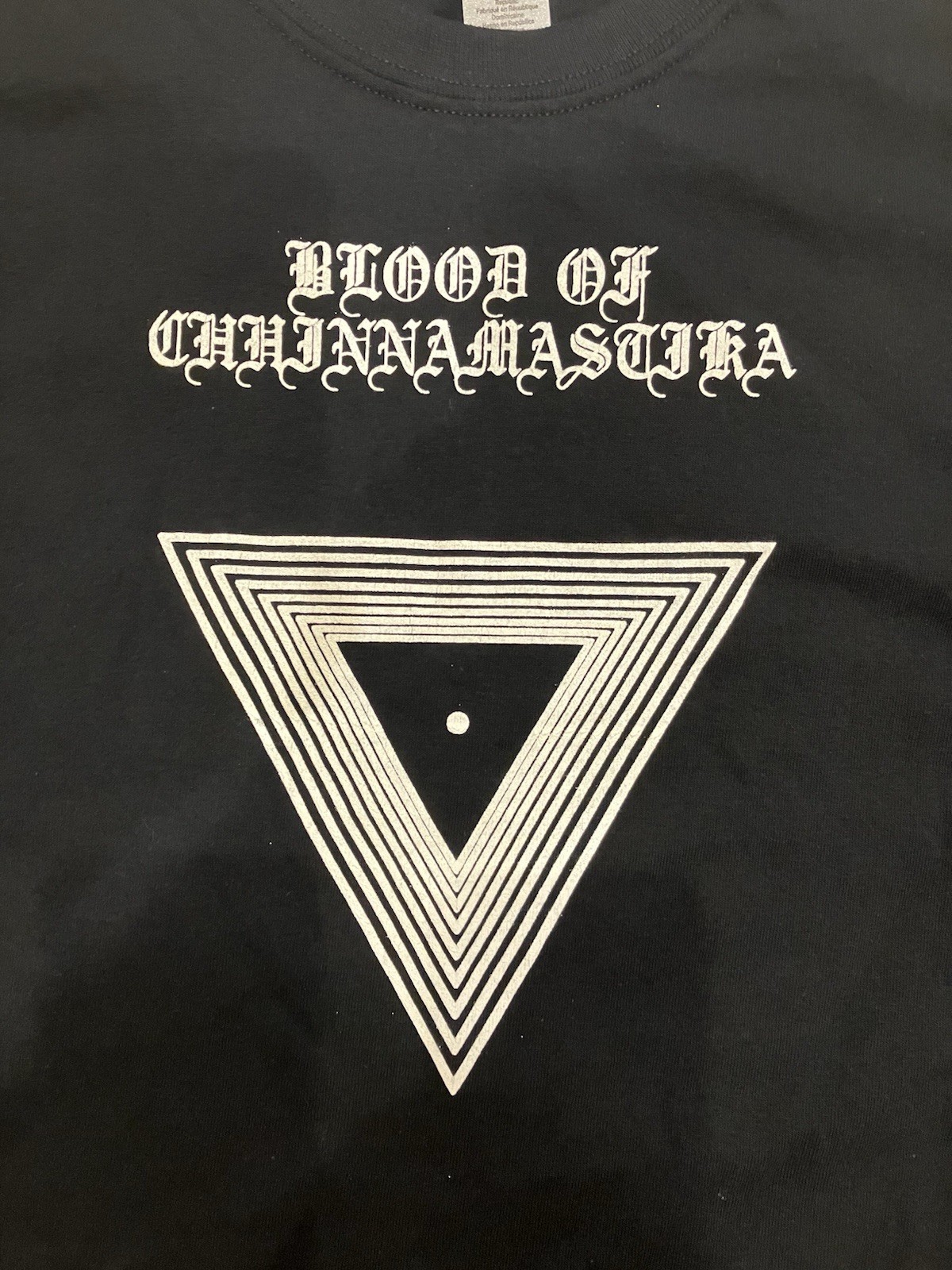 Early 20s Blood Of Chhinnamastika “logo” tee Deterge Sarin Snow Striations gallery