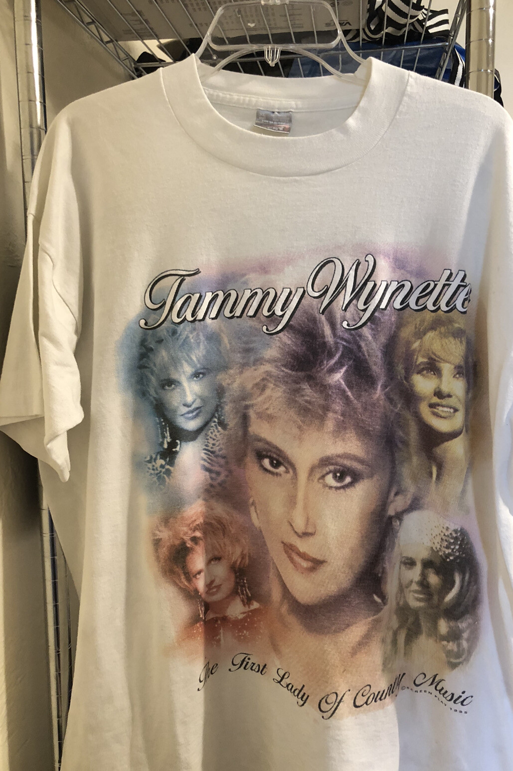 Vintage 1995 Tammy Wynette Tour Shirt Tee XL Country George Jones Dolly Parton gallery