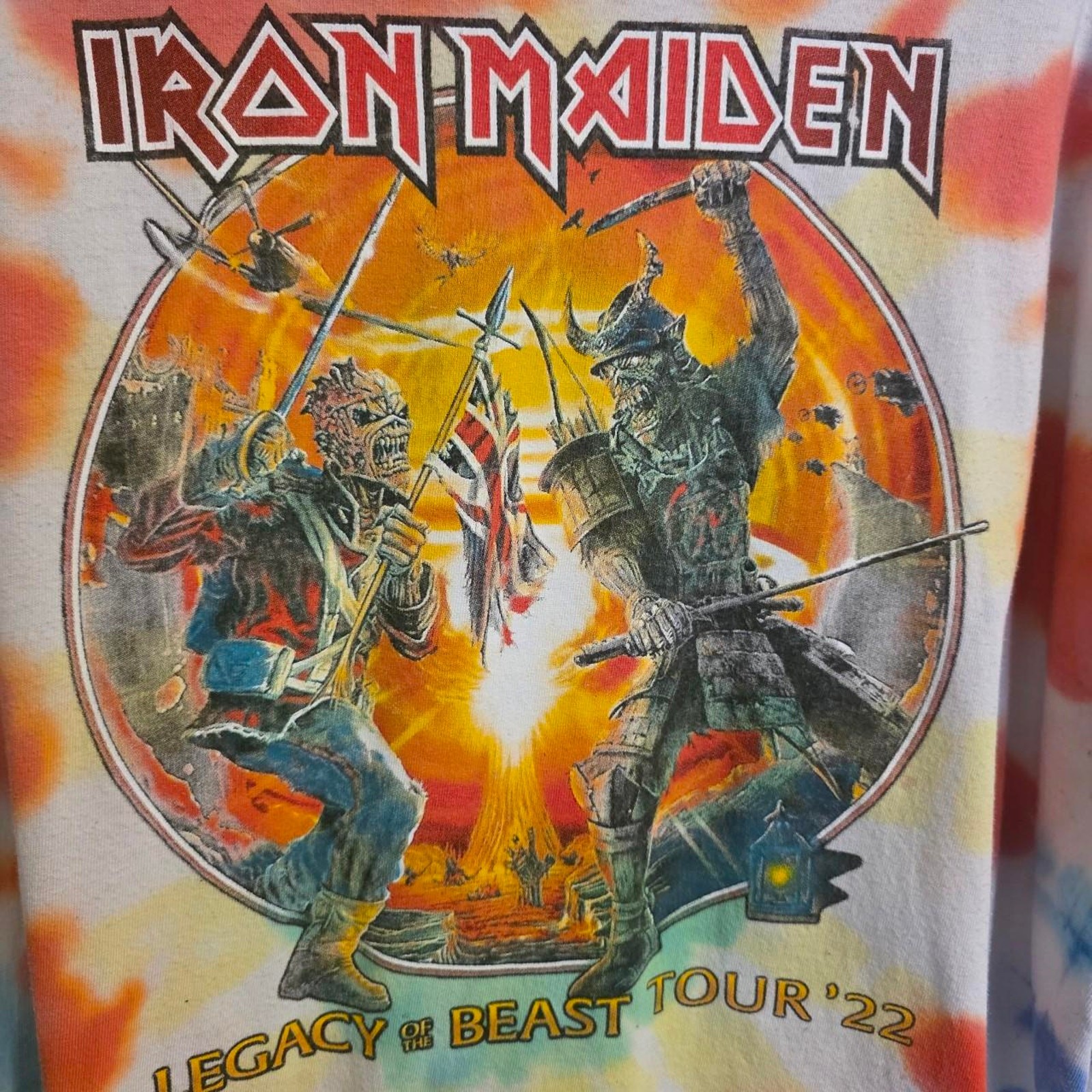 Iron Maiden Legacy of the Beast Tour 2022 Double-Sided Band Tee gallery