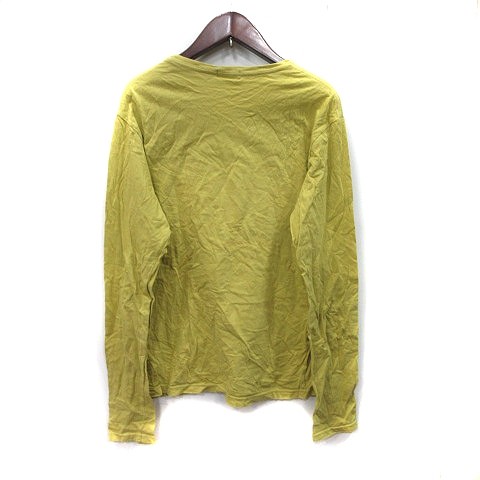 Journal Standard Long Sleeve T-Shirt M Yellow Cut and Sewn Used gallery