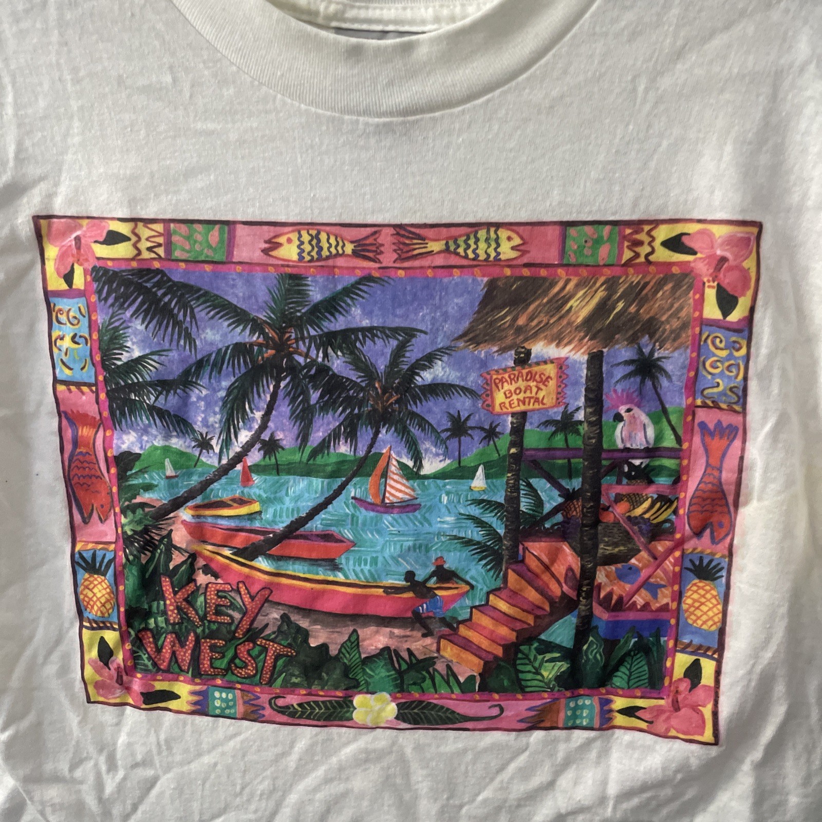 Delta Mens T Shirt Destination Graphic White Large Cotton Short Sleeve Crew gallery