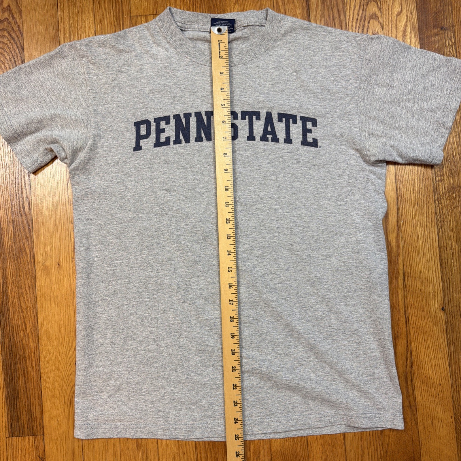 Vintage 90s Yikes Graphic T Mens M Gray Penn State University Cotton Blend gallery