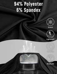 3Pack Quarter Zip Pullover Men Sweatshirts for Mens Long Sleeve Running Athle…