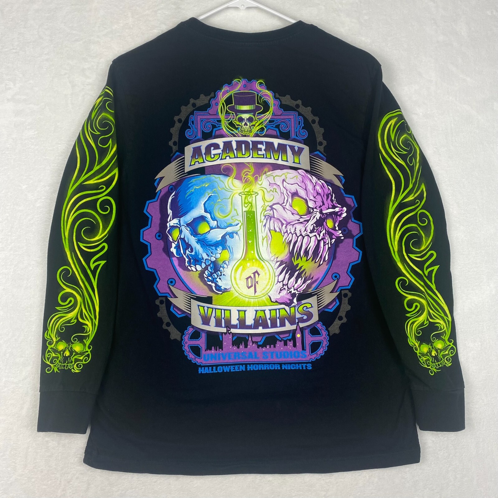 Universal Horror Nights Academy Of Villains Graphic Shirt Mens Medium Black gallery