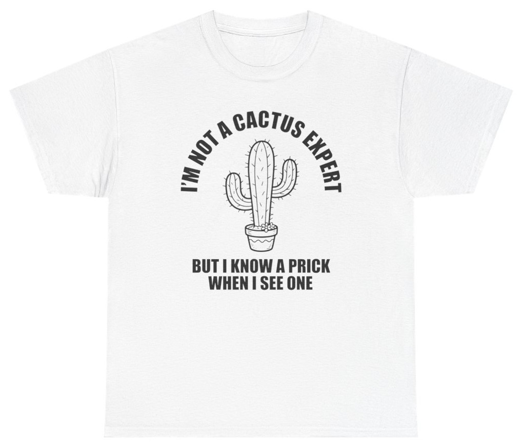 Cactus Prick Funny Graphic Tee | Unethical Threads gallery