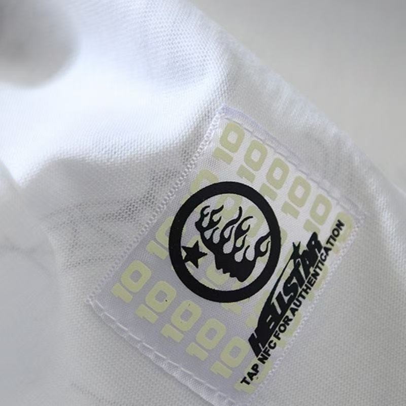 Hellstar Streetwear Collection Allover Sketch Signature White Graphic T-Shirt gallery