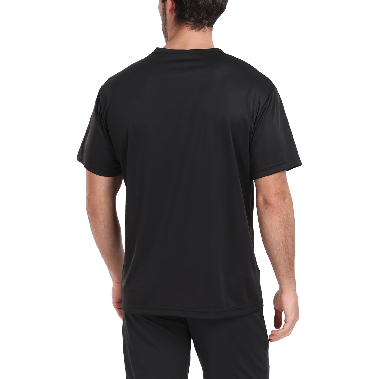 5 Pack Workout Shirts for Men Athletic Running Gym Quick Dry Short Sleeve Per... gallery