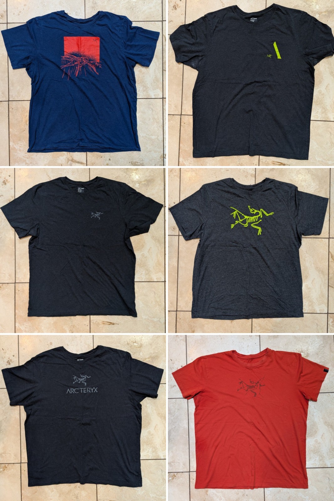 (6) Arc'teryx Men's XXL Short Sleeve T-Shirts gallery