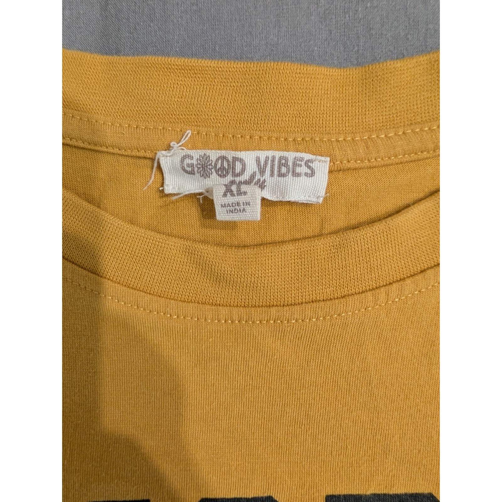 Good Vibes Panda Graphic Tee XL Yellow "Nope Not Today" Funny Shirt Casual Cute gallery