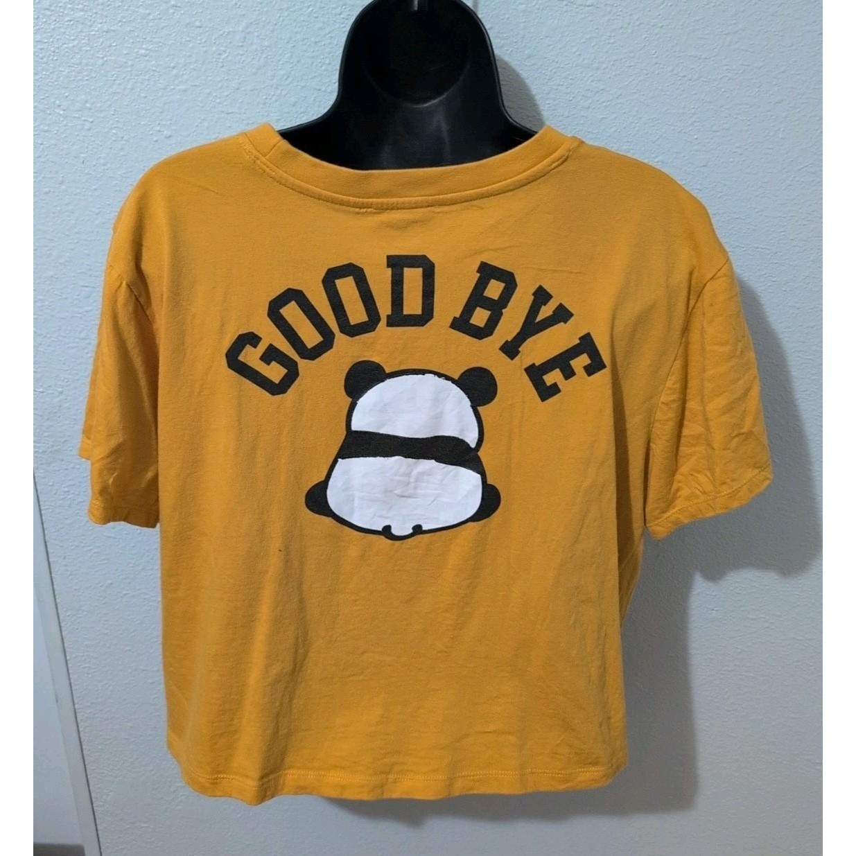 Good Vibes Panda Graphic Tee XL Yellow "Nope Not Today" Funny Shirt Casual Cute gallery