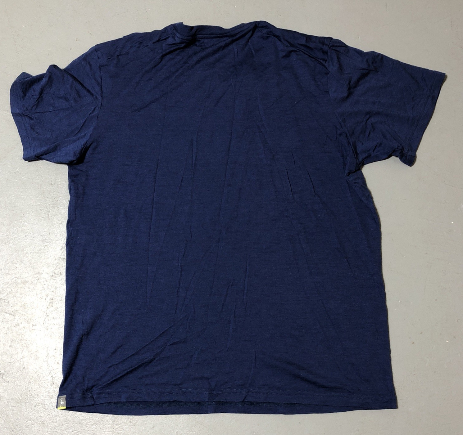 Smartwool Merino Wool T Shirt Mens Large Baselayer Short Sleeve Logo Blue gallery