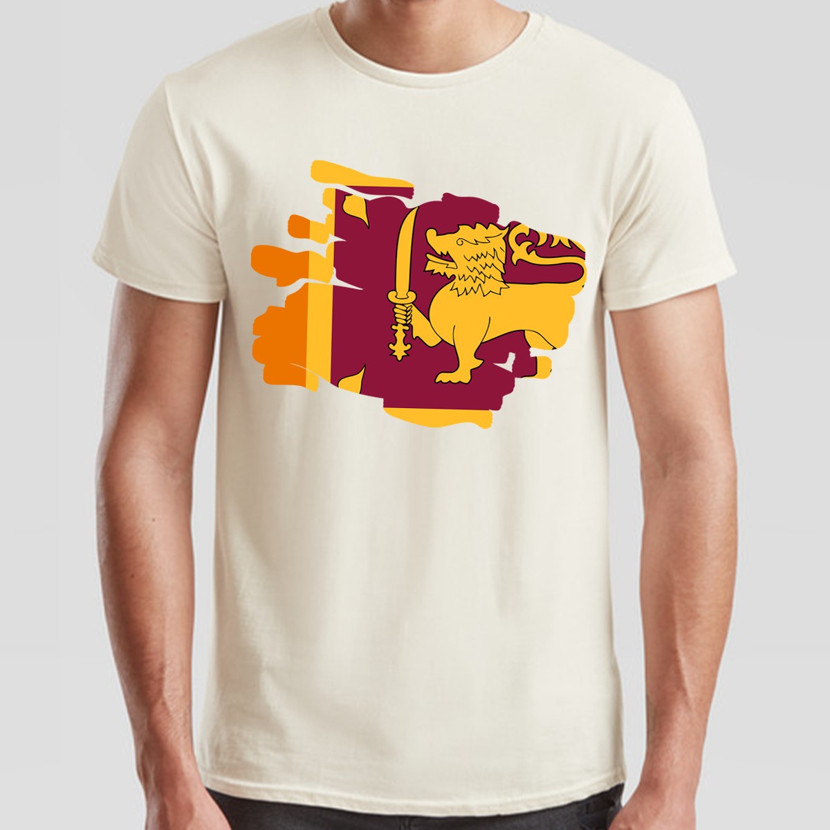 Sri Lanka Flag Travel Mens T-Shirt National Heritage gallery