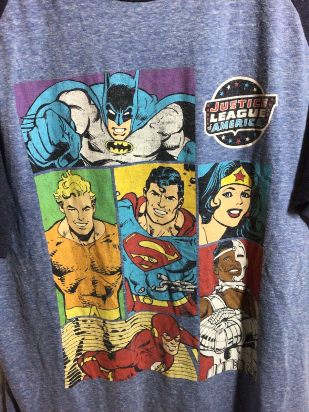 Justice League America DC Comics XL T Shirt Superman/Bat Man/Wonder Woman gallery