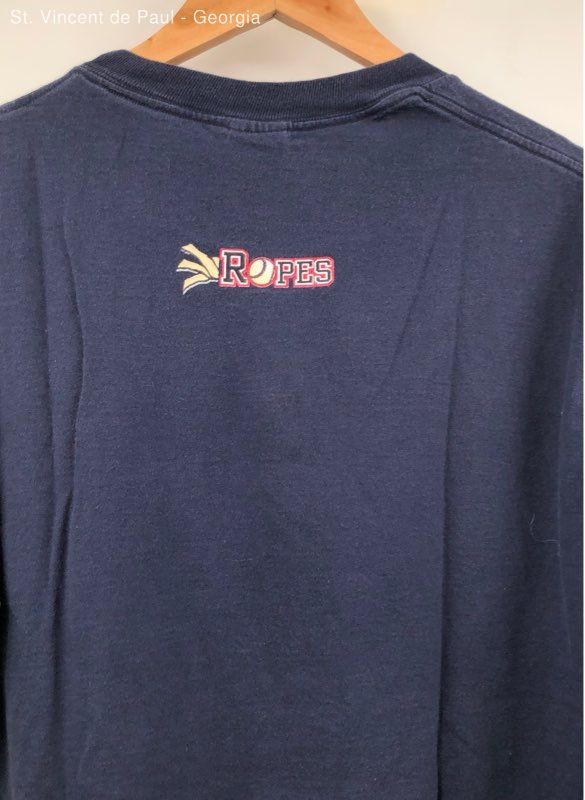Men's Jerzees Blue Vintage USA Baseball Tee Shirt 90s- Size XL gallery
