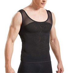 Men Extreme Compression Shirt to Hide Gynecomastia Moobs Chest Undershirt Shaper