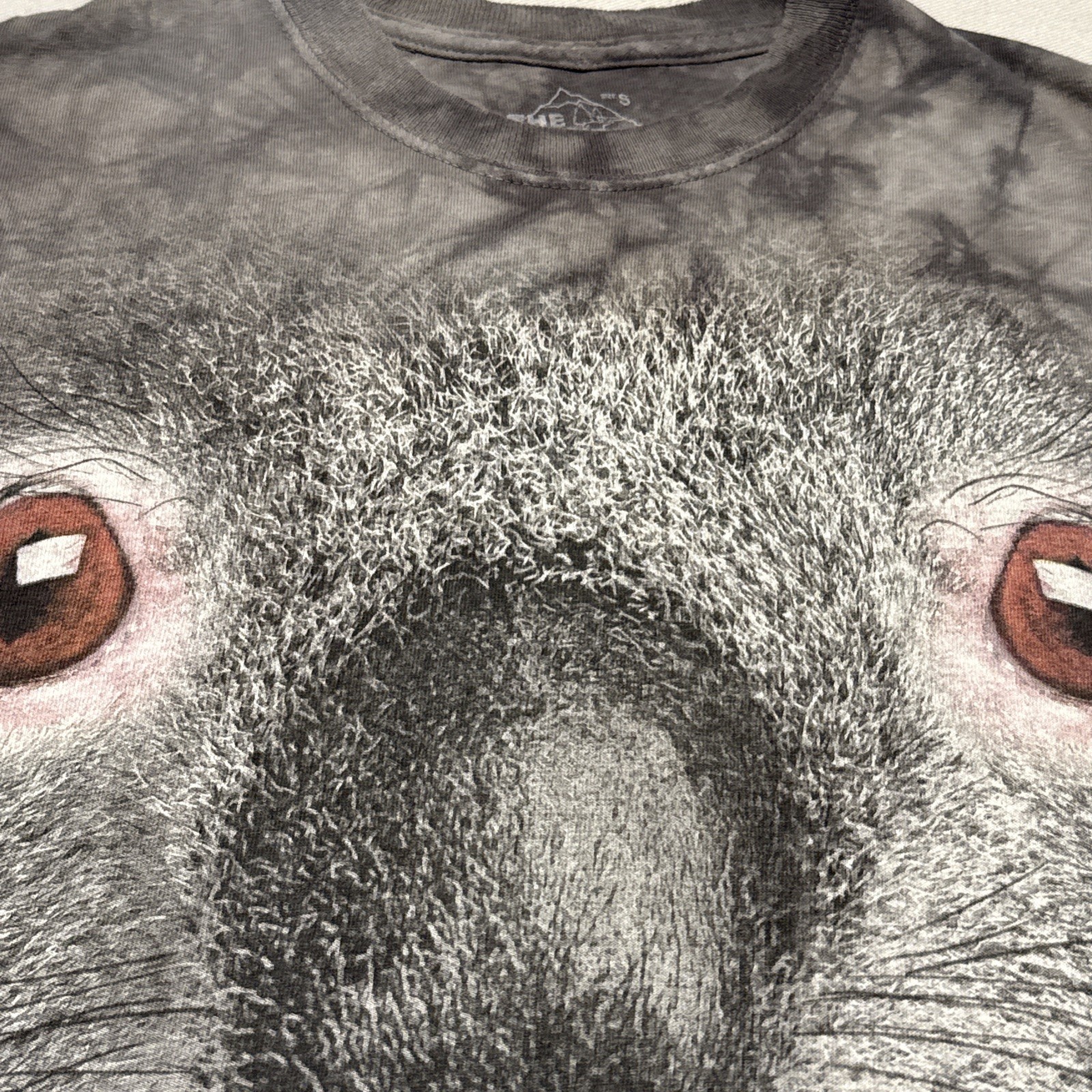 The Mountain T-Shirt Mens Smalll Grey Tie Dye Koala Animal Print Cotton Wildlife gallery