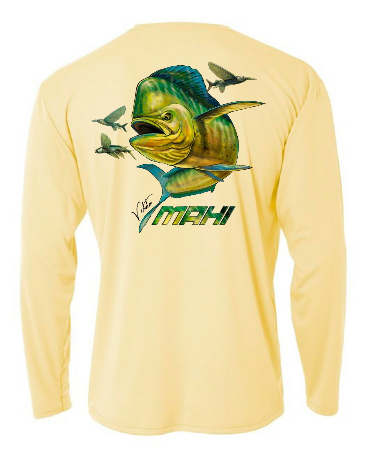 Performance Fishing Shirt UPF Moisture Long Sleeve Microfiber Mahi gallery