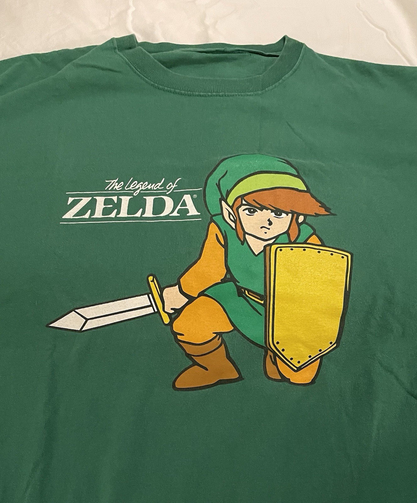 VTG 90s 00s Legend Of Zelda Tshirt XL/XXL Green