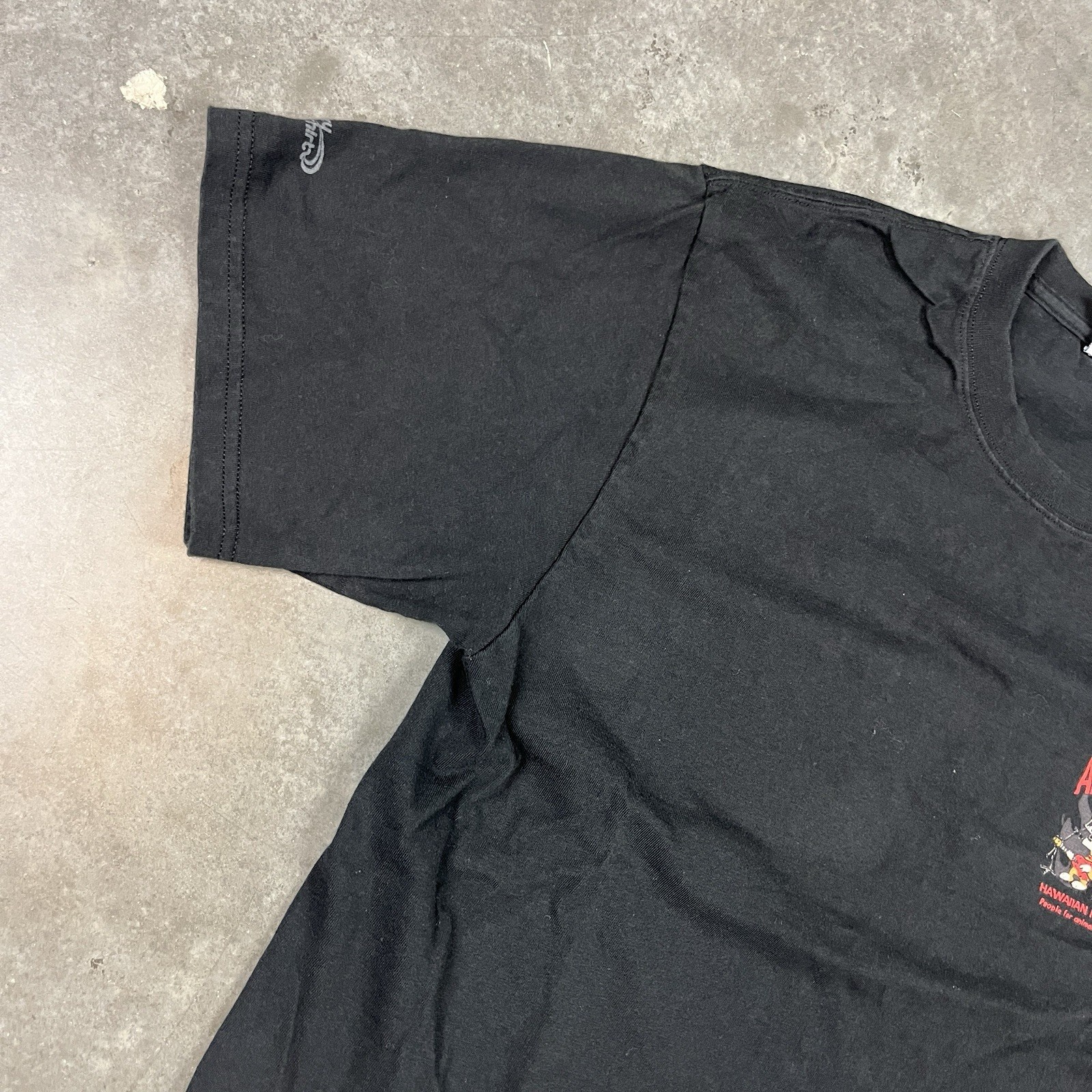 Crazy Shirt Mens Medium Black Adpot A Dog Preowned gallery