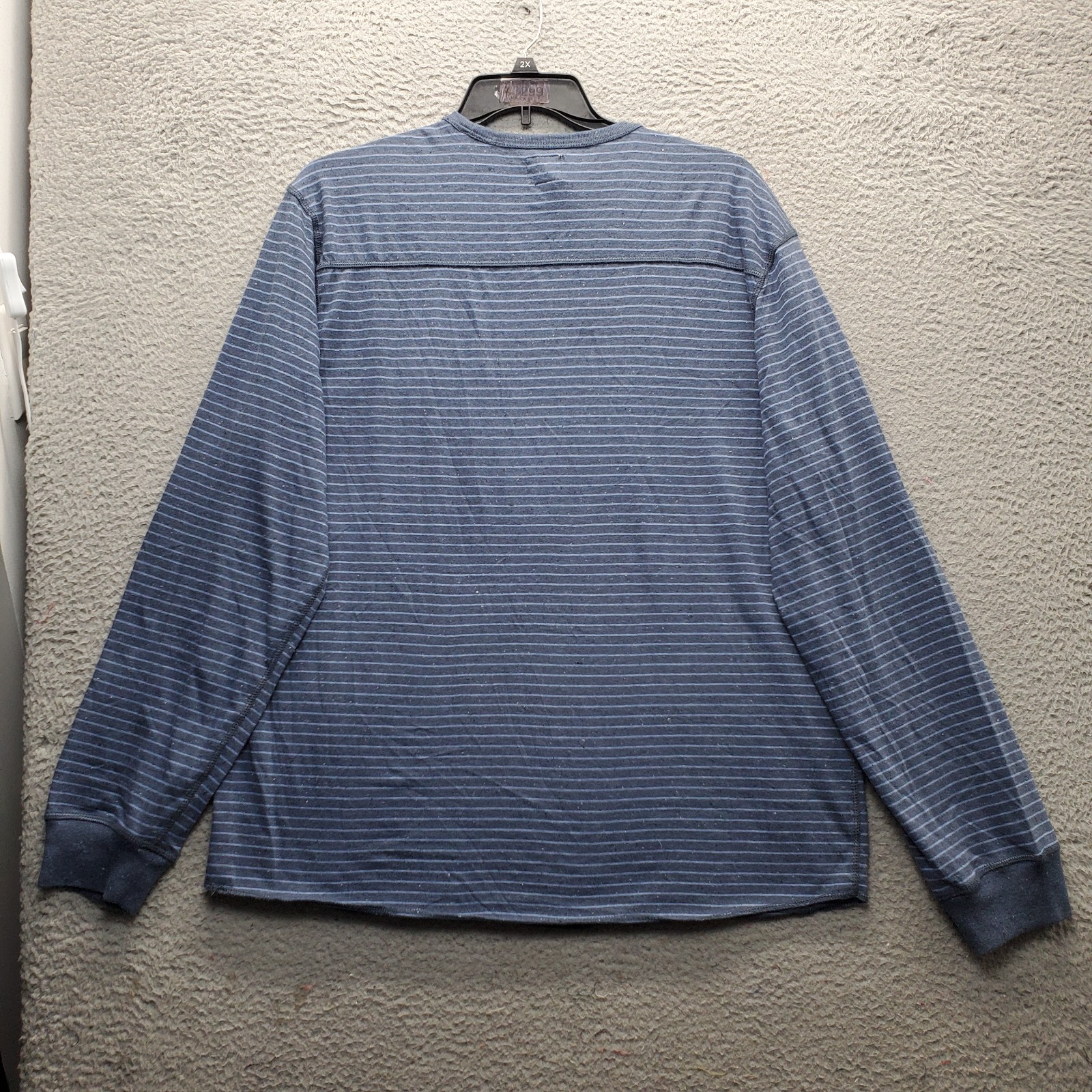 G.H. Bass & Co. Pocket Shirt Mens XXL Multi Striped Long Sleeve Pullover Tee gallery