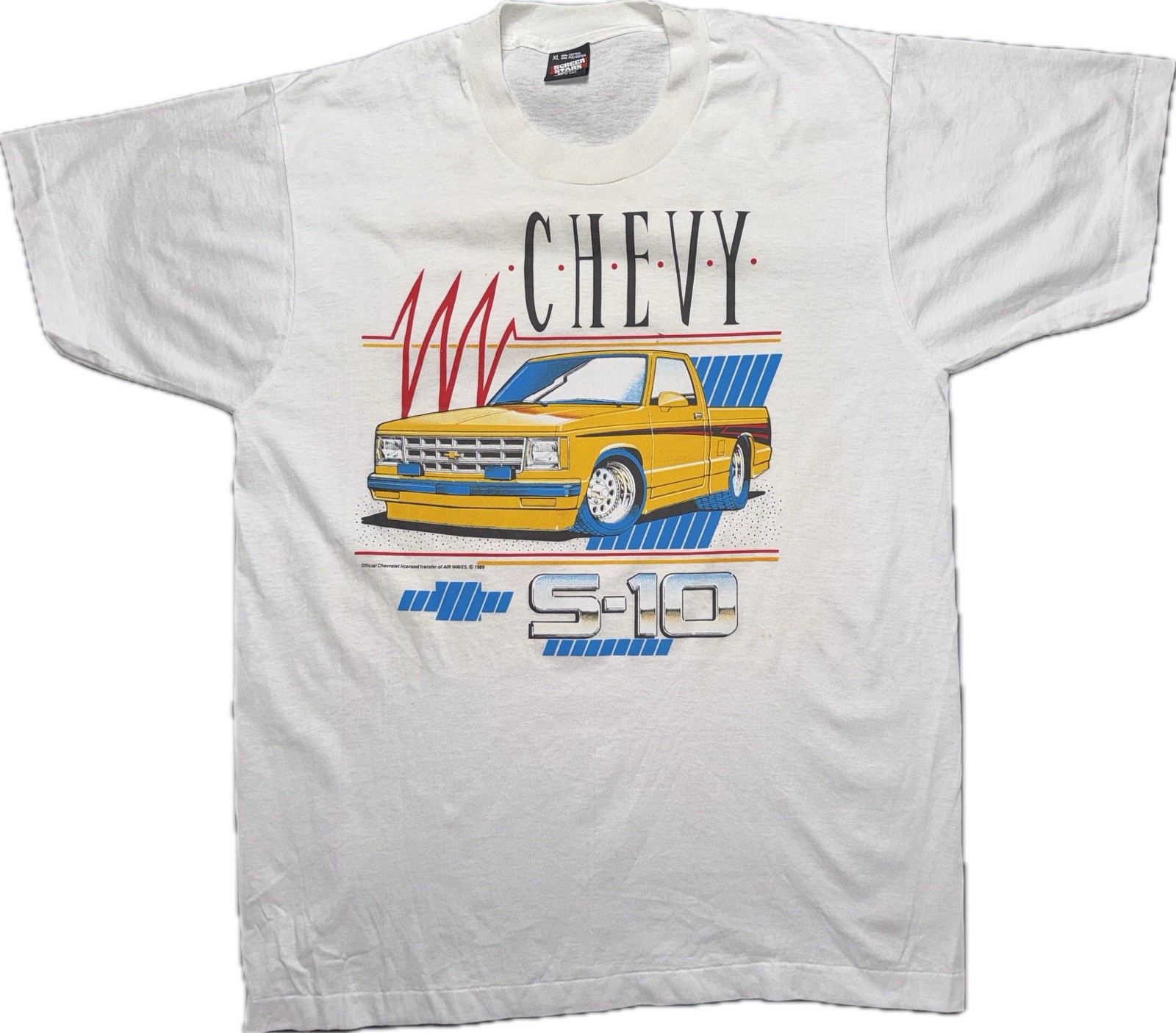 Vintage 80’s NOS XL White Chevy S-10 Truck Shirt. 50/50. Single Stitch. USA. gallery