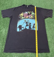 Vintage 1990 Looney Tunes Six Flags Bugs Bunny Taz T Shirt 90s Adult Size XL