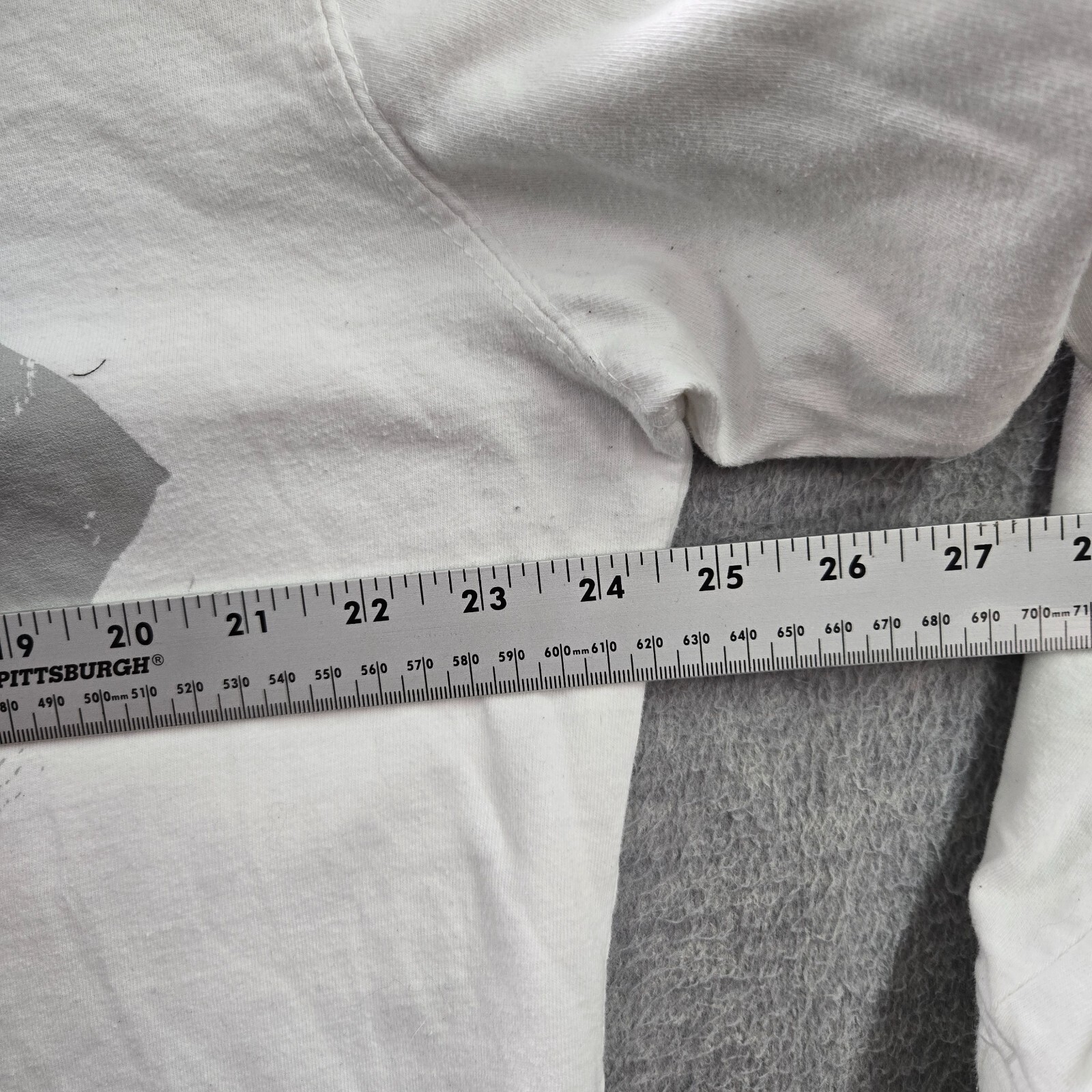 AND1 Men Shirt XL White Hooded Logo Basketball Show Graphic Long Sleeve READ gallery