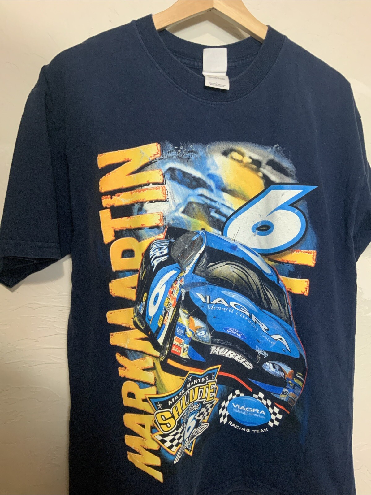 Vintage Mark Martin Ford Racing Y2K NASCAR Shirt L Collectible DEADSTOCK gallery