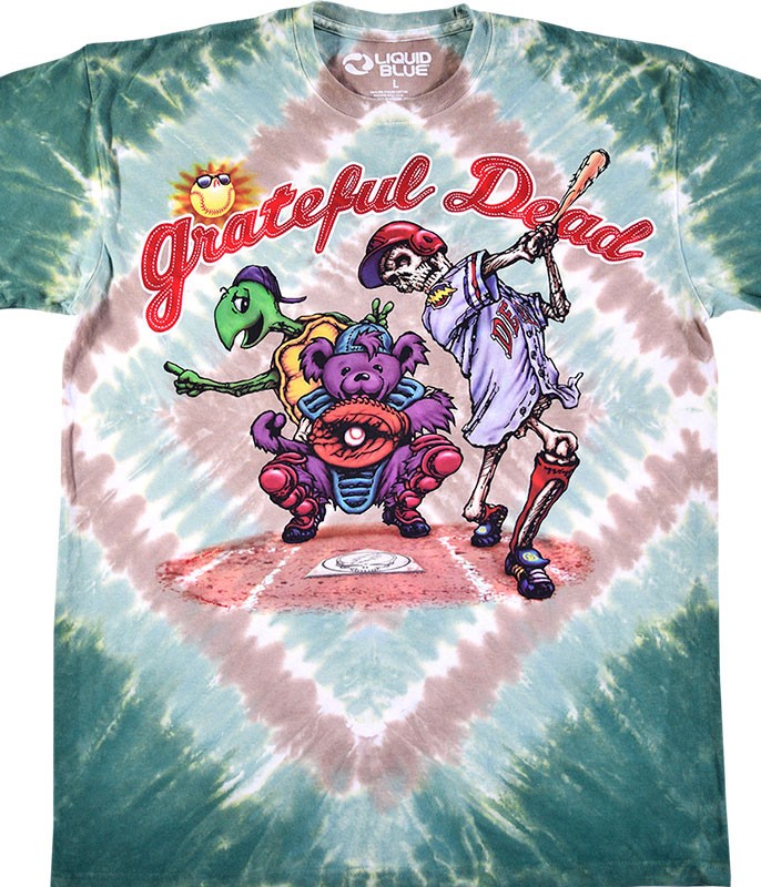 Grateful Dead Spring Training Tie-Dye T-Shirt Liquid Blue gallery