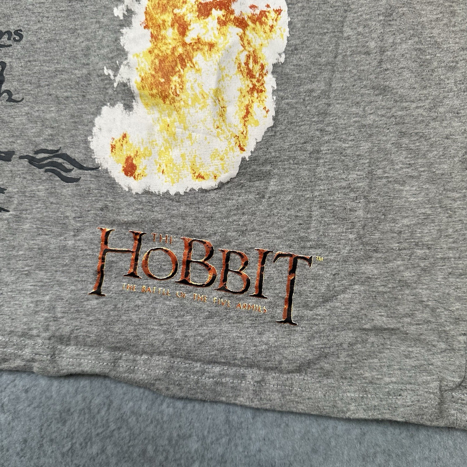 The Hobbit The Battle Of The Five Armies Movie Promo Shirt Men’s Sz XL AOP gallery