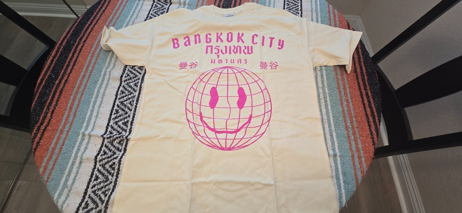 Vintage style Bangkok City graphic T-shirt Size L New Made in Thailand Cotton gallery