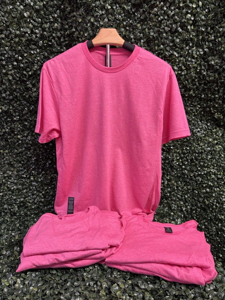 Heather heliconia Gildan softstyle unisex G640 65% polyester35% ring spun cotton