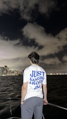 260 GSM Heavyweight Coastal Beach Graphic T Shirt Just Hanging Around Retro Tee