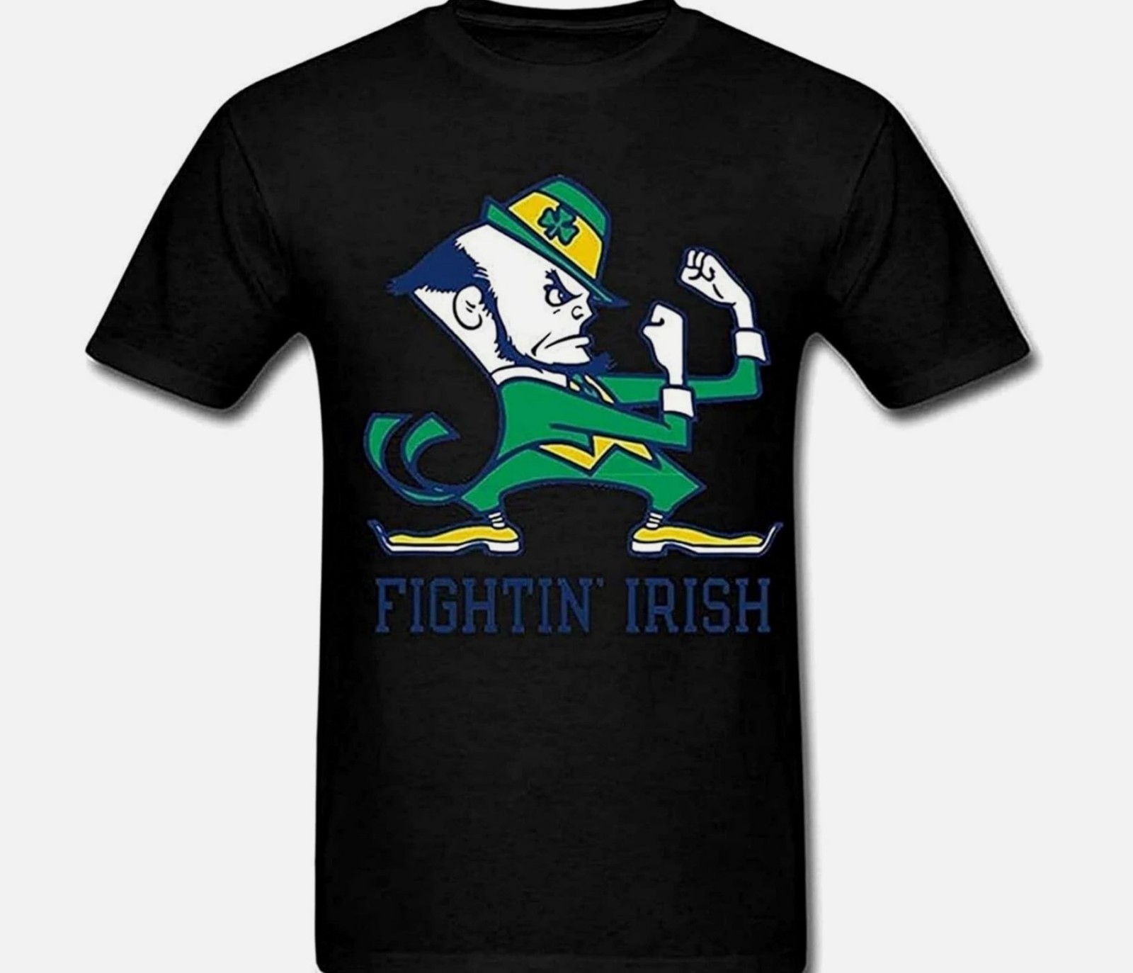 Notre Dame Fighting Irish Logo Men’s Short T-Shirt Men Tee Black