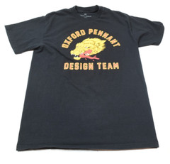 Oxford Pennant Wolf T-Shirt Mens Medium Black We Belong To The Night