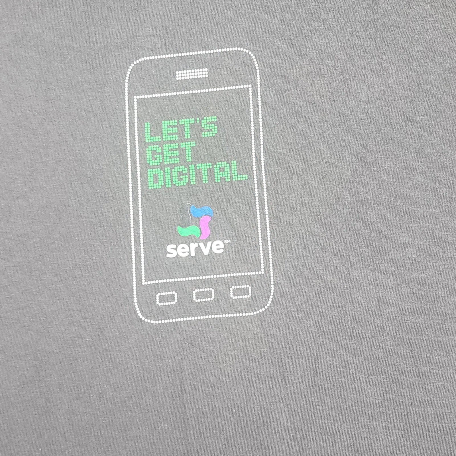 Gildan Serve Let's Get Digital T-Shirt Mens XL Gray Good Orca Graphic Tech Tee gallery