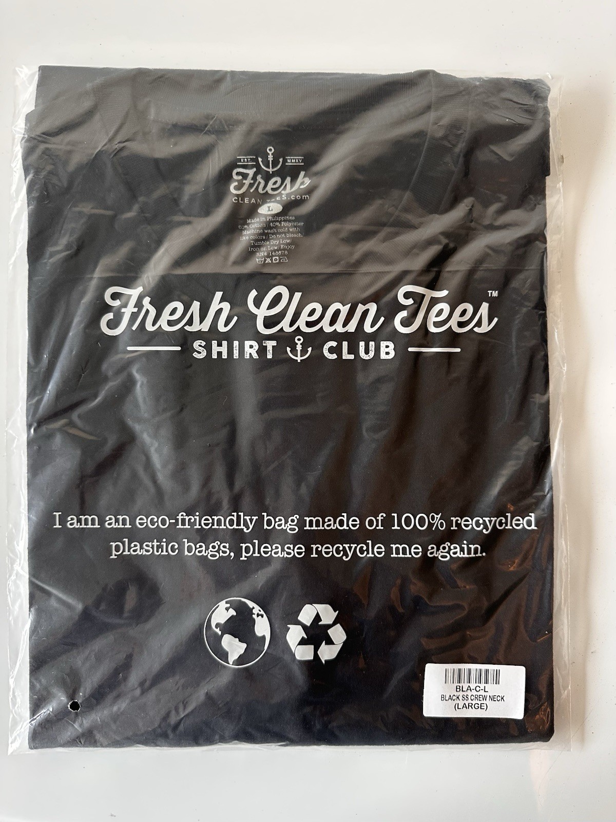 Fresh Clean Threads - Super Soft - Premium T-Shirts - Tees - M/L/XL/XXL - Black gallery