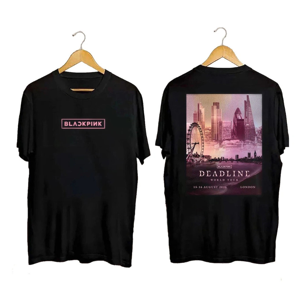 Blackpink Deadline World Tour 2025 London August 15-16 2025 T Shirt gallery