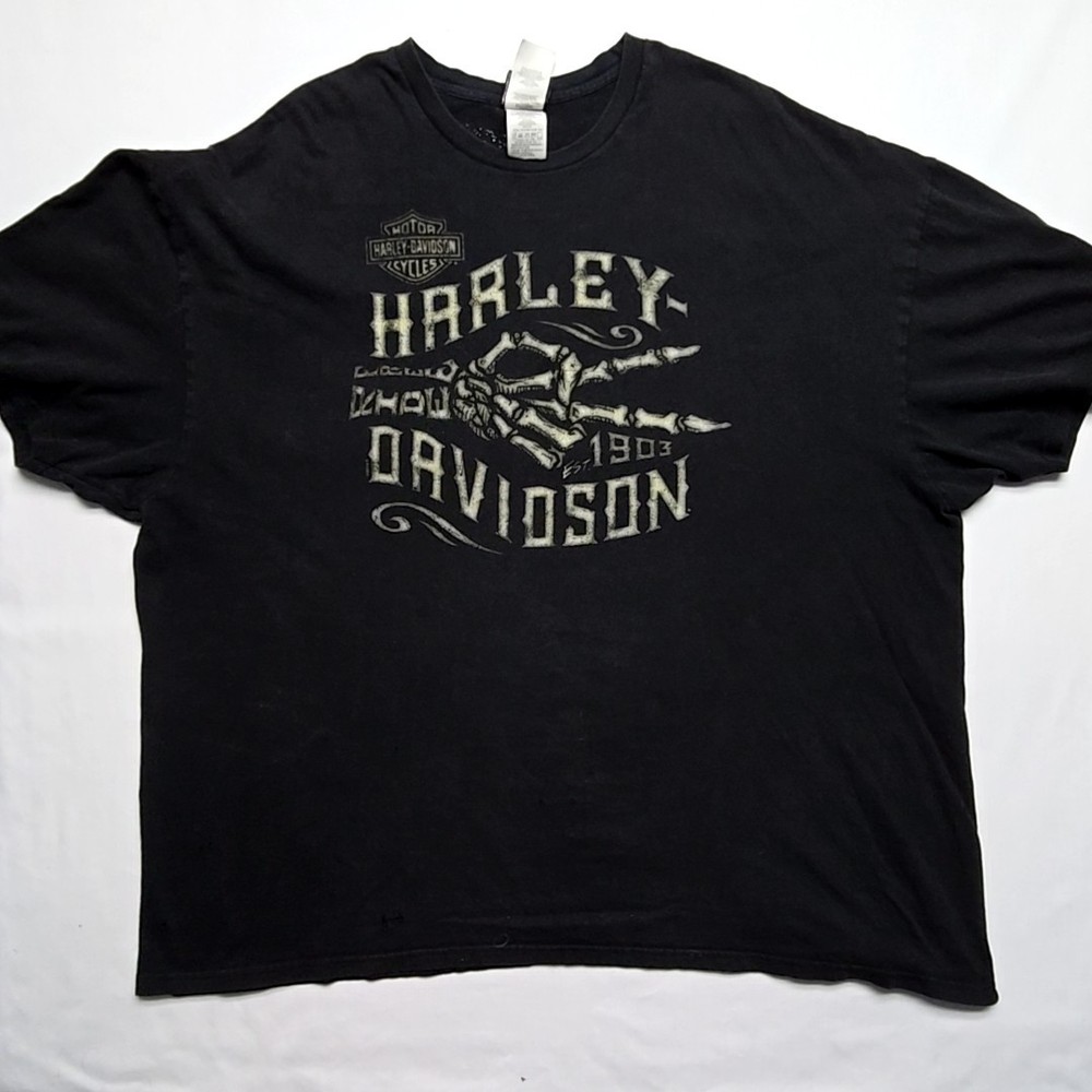 Harley Davidson Doc Holiday Graphic Shirt Glenwood Springs Black 4XL Biker Tee