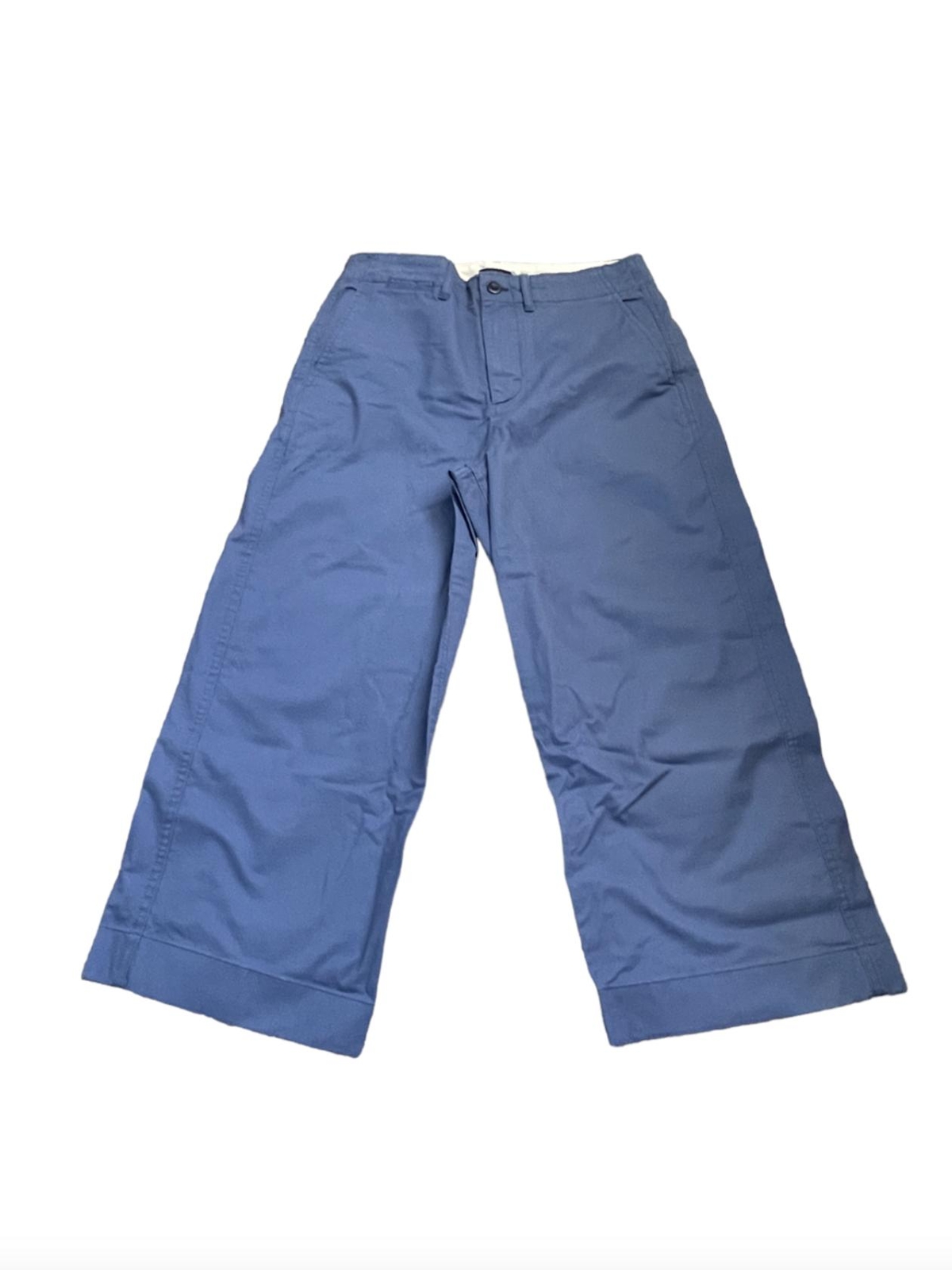 POLO RALPH LAUREN Capri Pants Blue Women Wide Leg Size 10 NEW gallery