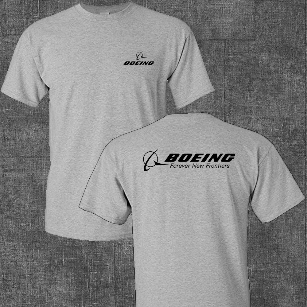 Boeing Aerospace Aviation Men’s Grey Size S to 5XL