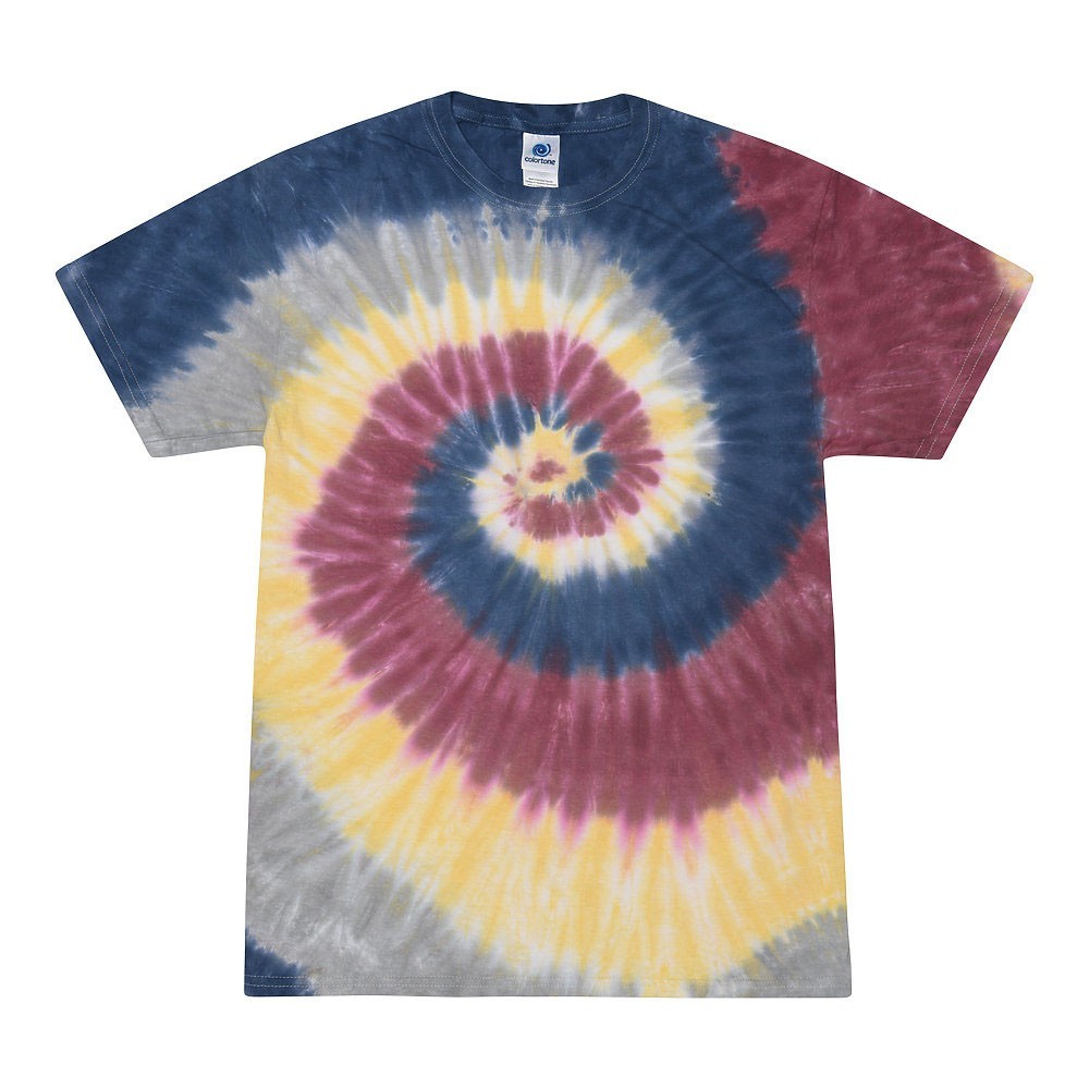 Multi-Color Tie Dye T-Shirts Adult SM - XXXXXL 100% Cotton Colortone gallery