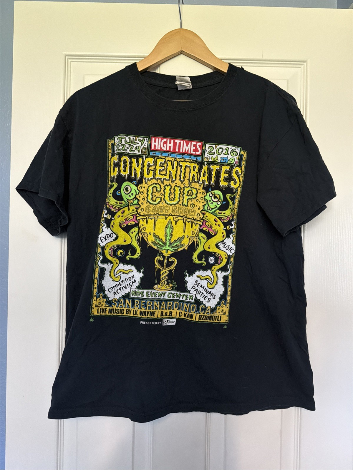 High Times 2016 Concentrates Cup Raw Lil Wayne T-Shirt - LARGE - SAME DAY SHIP gallery