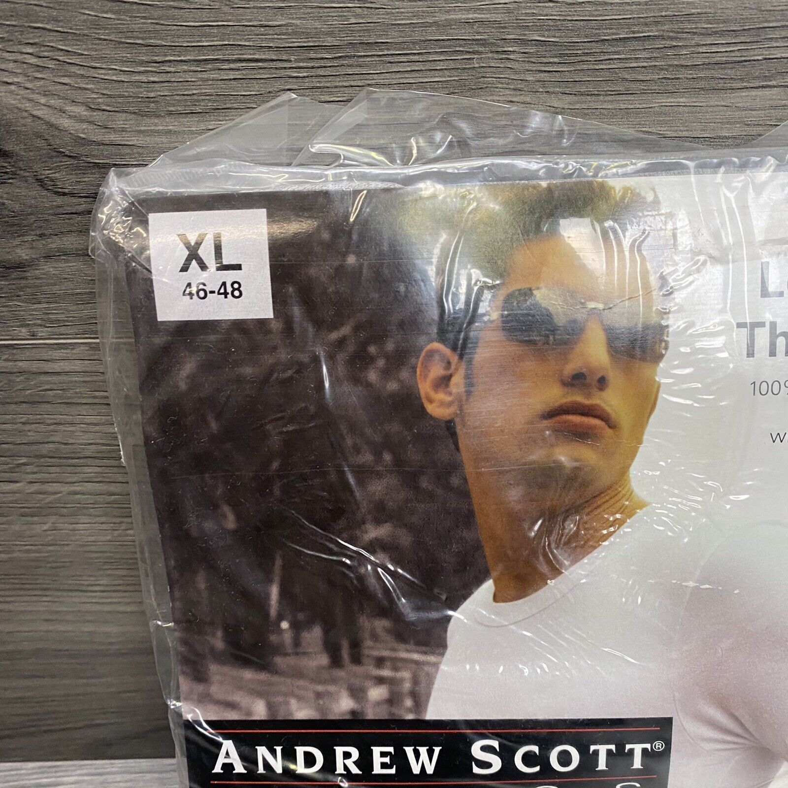 Andrew Scott Basics Mens Long Sleeve Thermal Crew Gray XL 46/48 Sealed gallery