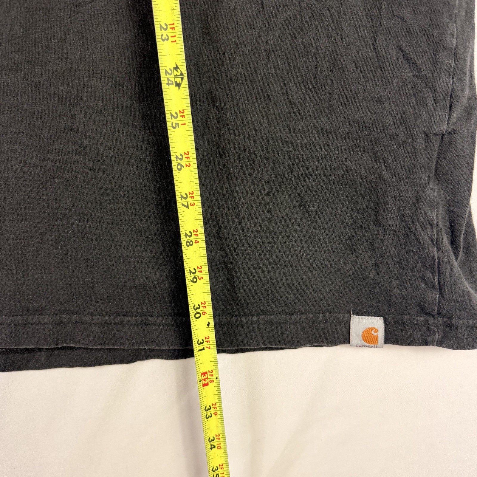 Carhartt T-Shirt Mens 2XL Original Fit Black Short Sleeve Pocket Tee 100% Cotton gallery