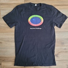 Rare Apple Maps Bug Hunt Infinity Loop Shirt Mens Large Black Employee Swag
