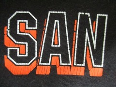 SAN FRANCISCO GIANTS MAJOR LEAGUE BASEBALL NIKE DRI-FIT T-SHIRT – SIZE M