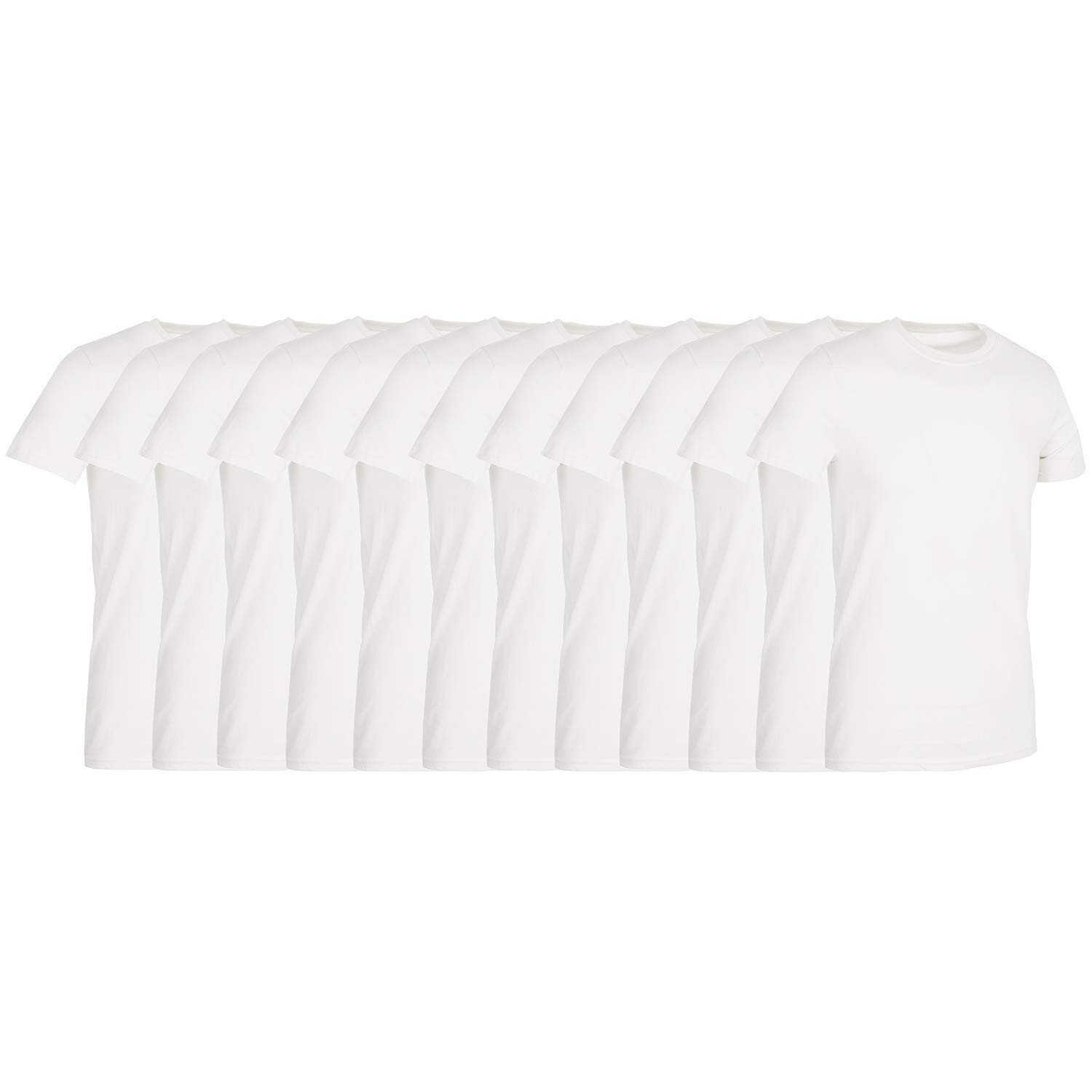 BILLIONHATS 12 Pack Plus Size Men Cotton T-Shirt Short Sleeve Lightweight Tees gallery