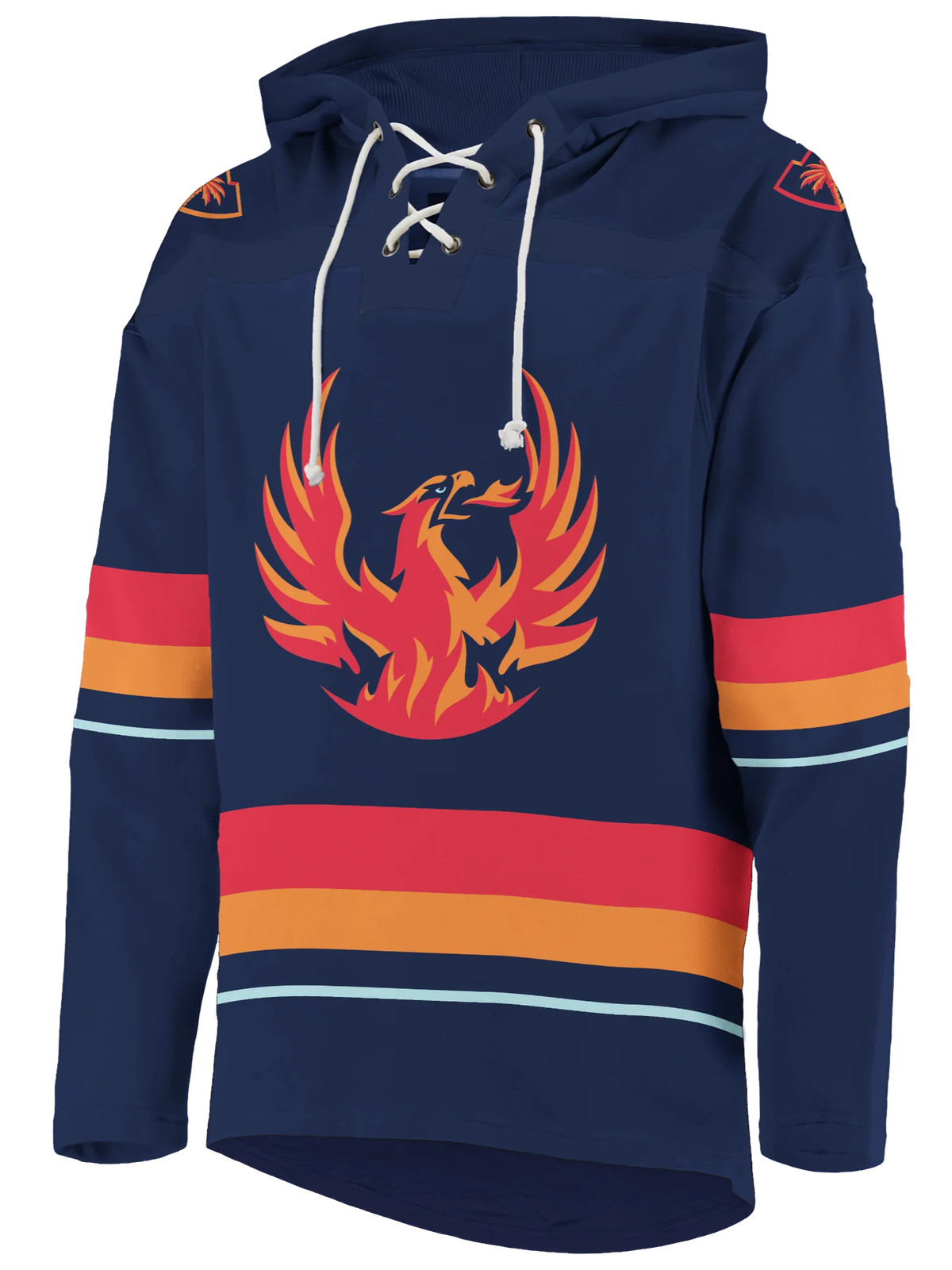 Coachella Valley Firebirds AHL Hockey Embroidered Lace Hoodie gallery