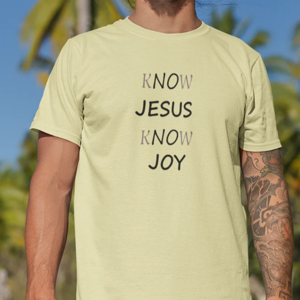 Next Level 3600 Soft Cotton Tee "KNOW JESUS KNOW JOY" gallery